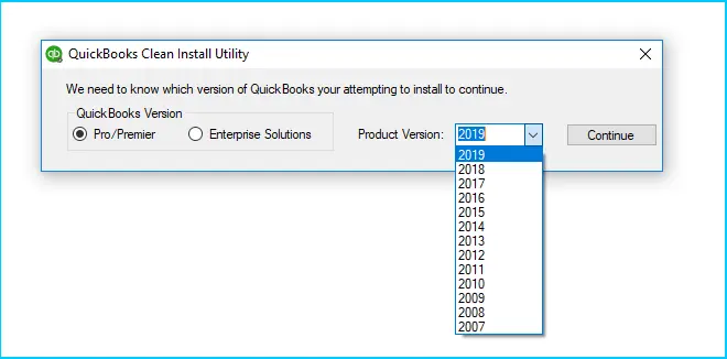 Clean Install Utility - Screenshot Image