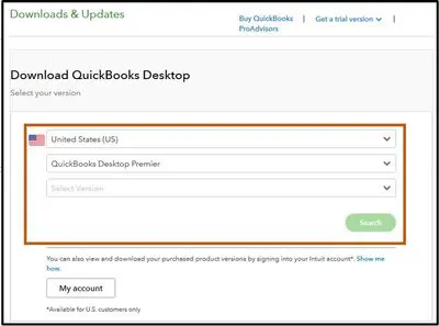 Download QuickBooks desktop - Screenshot Image