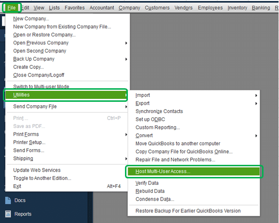 Stop Hosting Multi-User Access - Screenshot Image