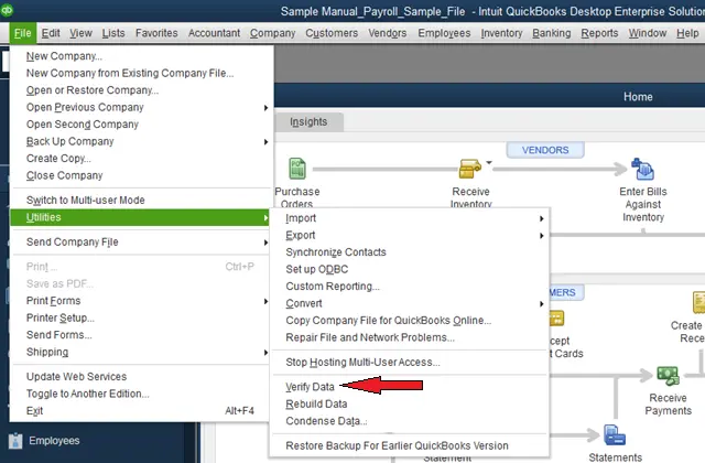 Verify hosting data - Screenshot
