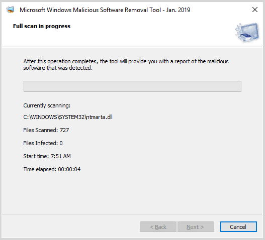 scan for virus-screenshot image