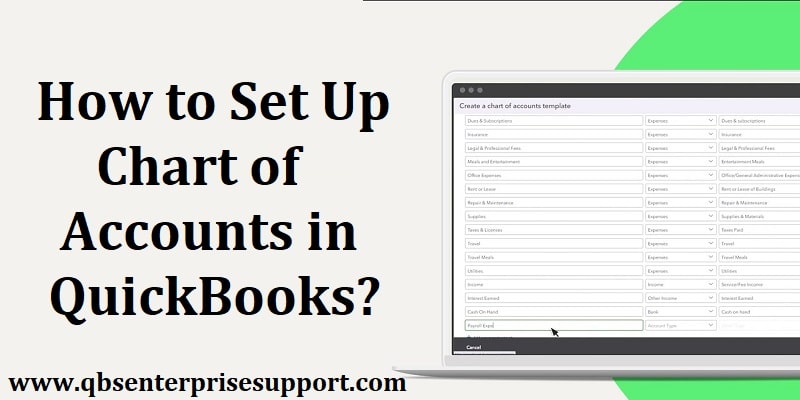 How to Set Up a Chart of Accounts in QuickBooks?