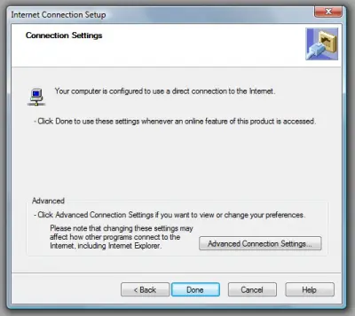 Internet connection setup 2-screenshot