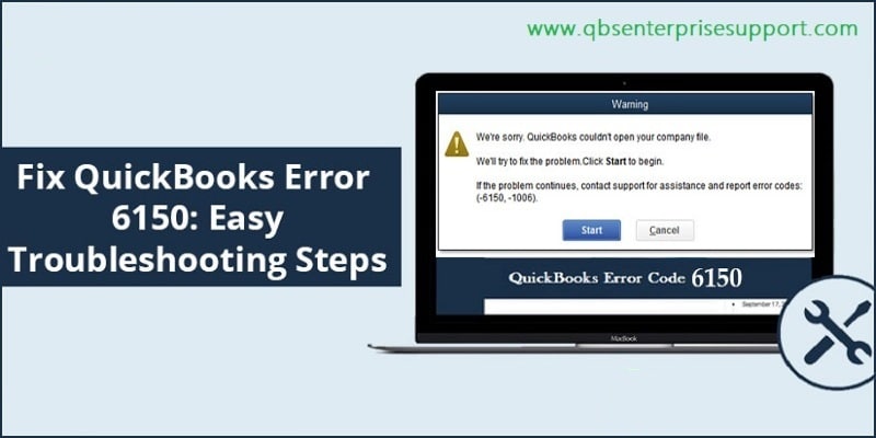 How to Resolve the QuickBooks Error 6150, -1006?