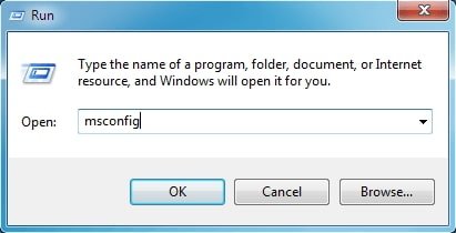 Type misconfig on run box - Screenshot