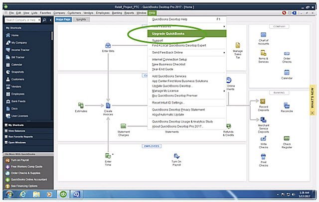 Upgrade QuickBooks Pro and Premier- Screenshot Image