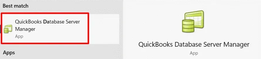 QuickBooks Database Server Manager Scan Folders screen to locate company files