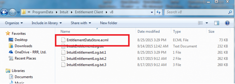 Reset EntitlementDataStore.ecml File Screenshot reset ecml file-screenshot