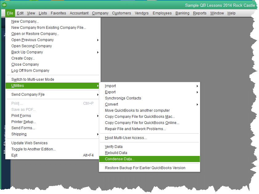 Condense data - Screenshot 1