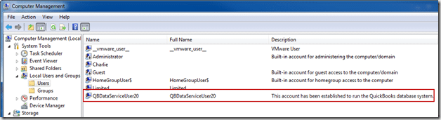 Confirming folder permissions - Screenshot