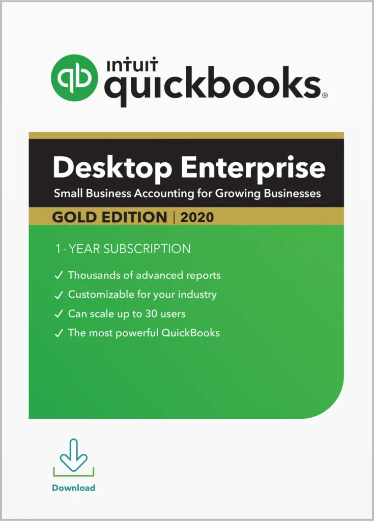 QuickBooks Enterprise Gold Edition (2020) - Screenshot