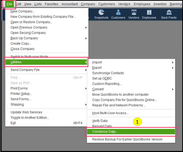 Spot for non-condensable transactions - Screenshot 1