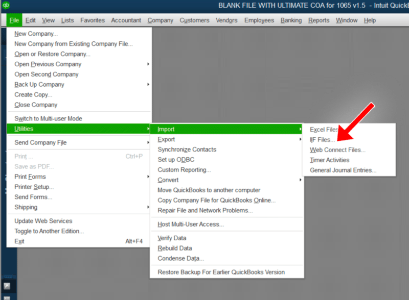 Exporting the file to excel - Screenshot