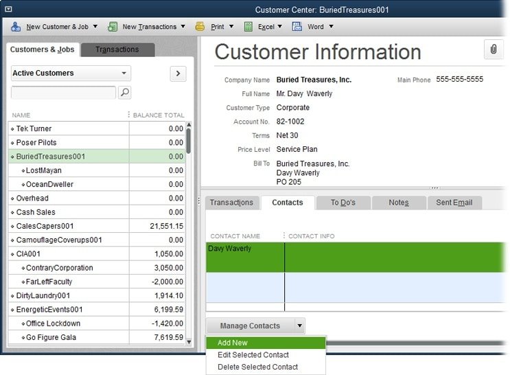 Creating an invoice from scratch in QuickBooks - Screenshot 2