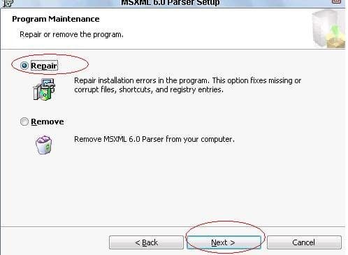 Reconstructing Microsoft MSXML - Screenshot