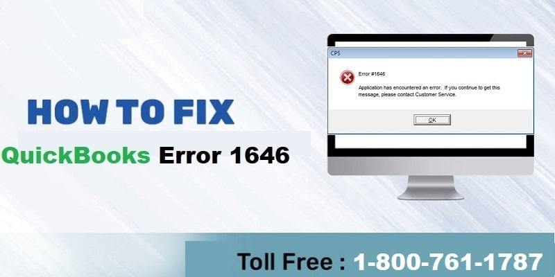 How to deal with QuickBooks error 1646 when installing software?