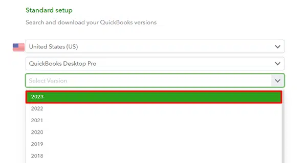 Select latest version - Image