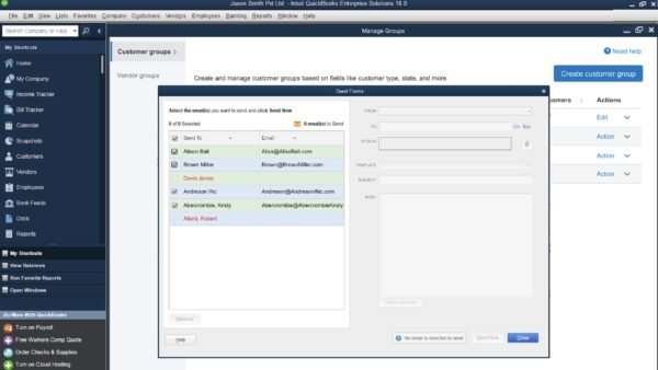 Rule Based Customer Groups feature - Screenshot Image