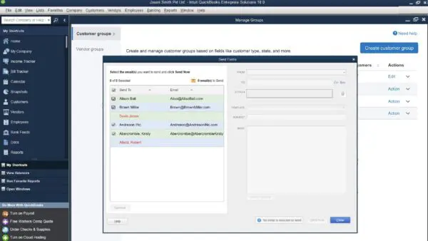 Rule Based Customer Groups feature - Screenshot Image