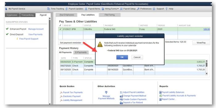 payroll liability reminders-screenshot