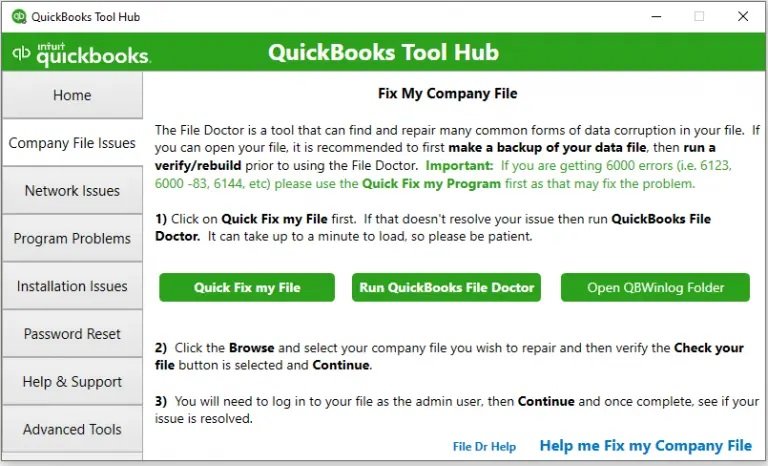 Company file Tool hub-screenshot