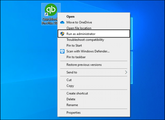 run as admin-screenshot