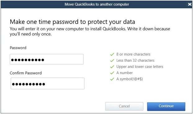 Move QuickBooks to another computer - Screenshot Image 2