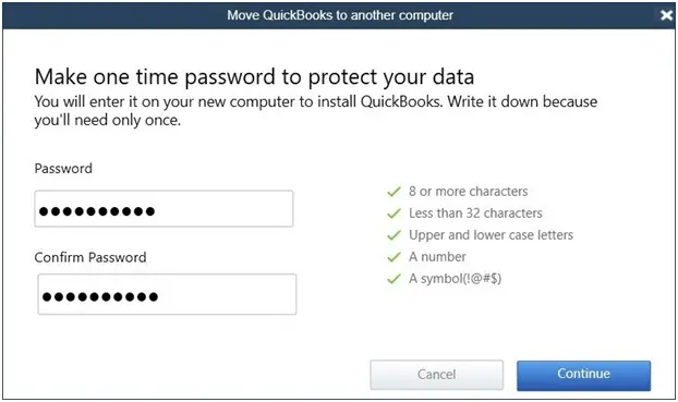 Move QuickBooks to another computer - Screenshot Image 2