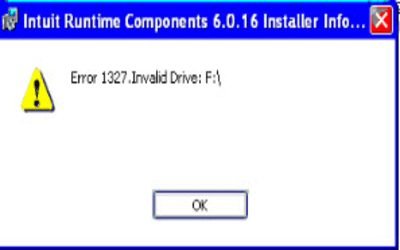 QuickBooks Error C = 1327 - Screenshot Image