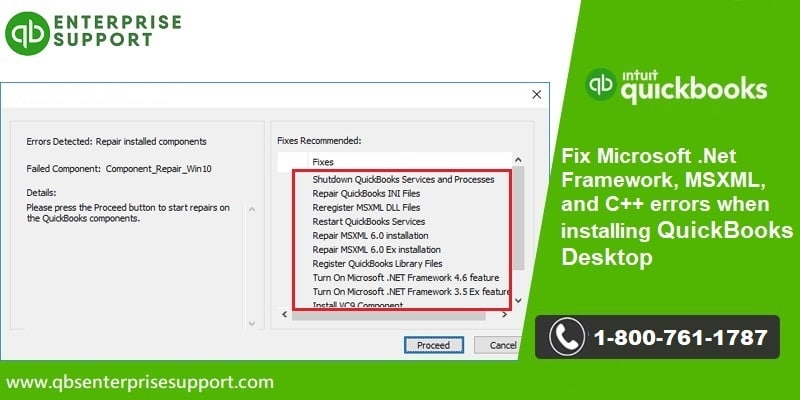 How to Manually Fix Microsoft .NET Framework Errors when using QuickBooks?
