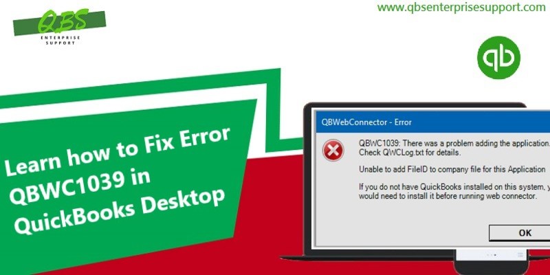 How to Fix QuickBooks Error QBWC1039 or Error Unique OwnerID/FileID Required?