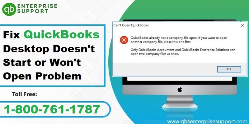 How to Fix QuickBooks Desktop Won’t Open or Doesn’t Start Issue?