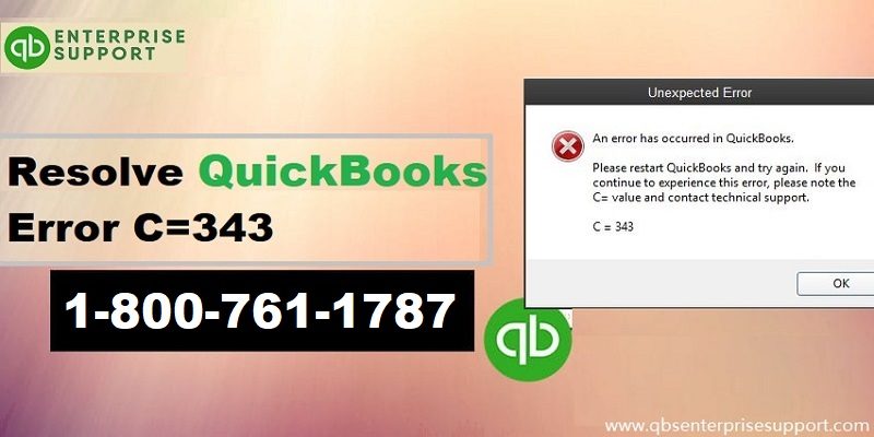 How to Fix QuickBooks Error Code C=343?