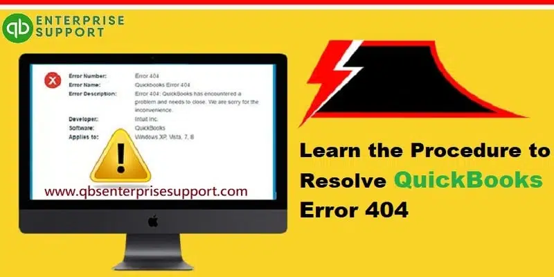 Resolve QuickBooks Error Code 404 Page Not Found Like a Pro - Featuring Image