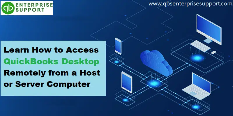Steps to Open a company file located on a remote computer - Featuring Image