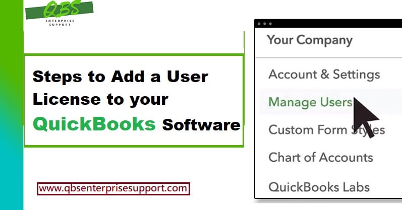 How to Add a User License to your QuickBooks Software?