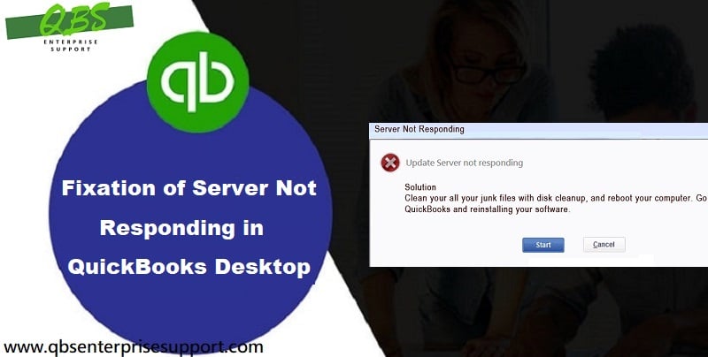 How to Fix QuickBooks server update not responding problem?
