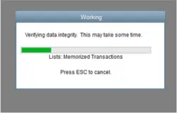 Your data has lost integrity - Screenshot