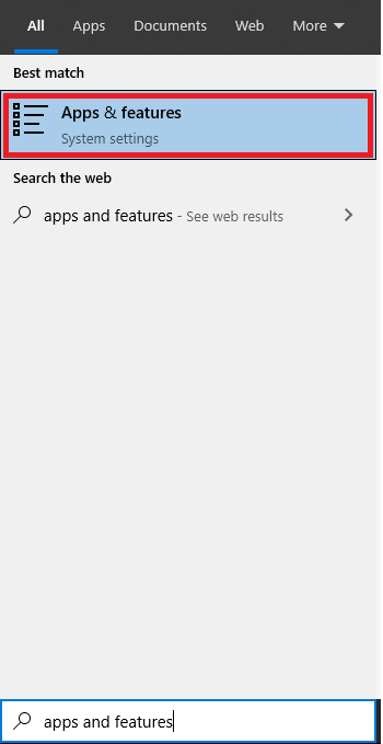 Apps and Features - Image