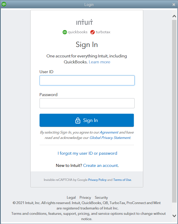 Intuit account - Image