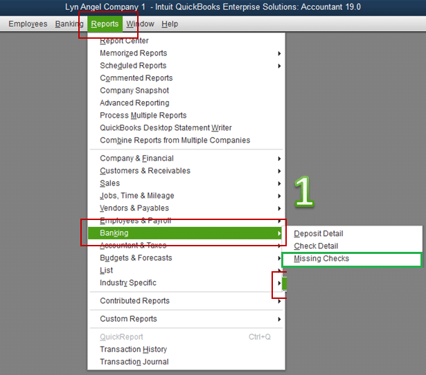 Missing checks - Screenshot Image