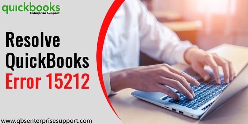 How to Troubleshoot QuickBooks Error 15212 - A Payroll Update Error - Featuring Image