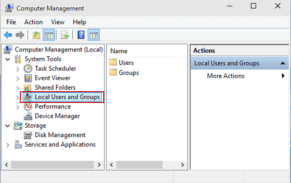Usernames and groups - Image