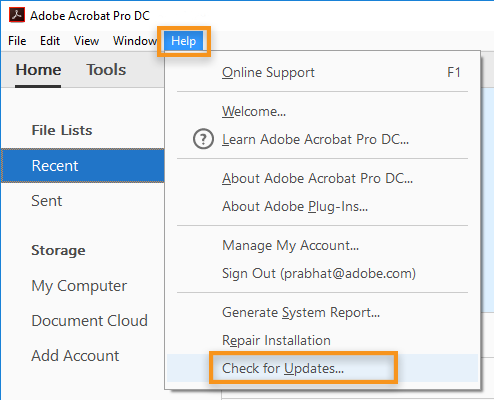 Update Adobe Reader - Image