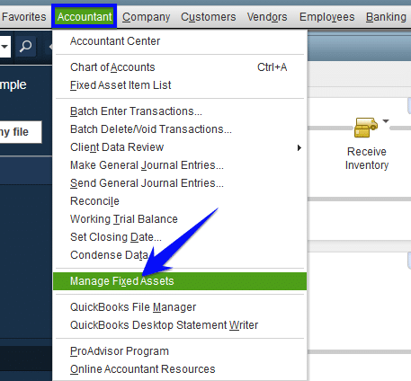 Manage fixed assets - Image