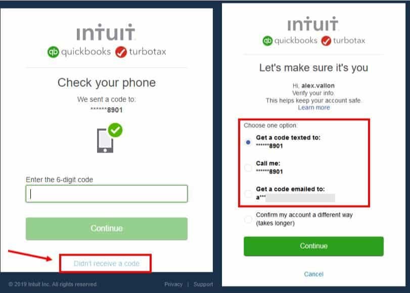 Confirm your account information with a code - IMage