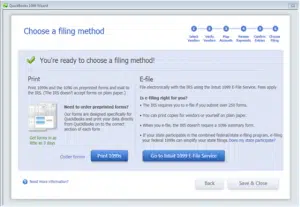 Selecting a filing method - Image