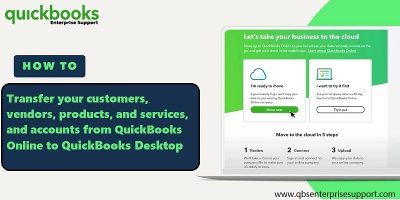 How to Move Lists and Balances From QuickBooks Online to QuickBooks Desktop?