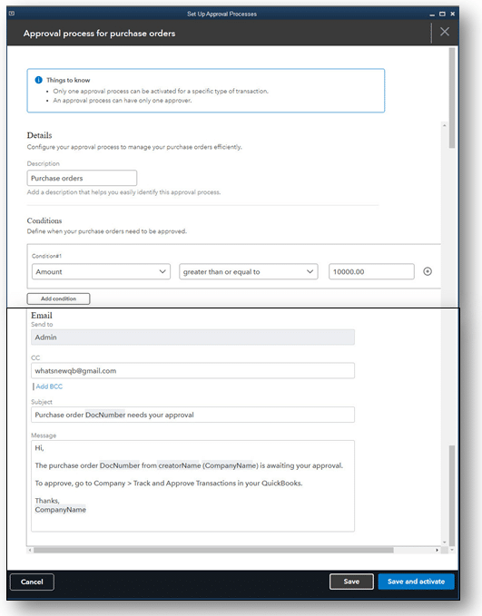 Purchase order and bill workflow approvals - Image