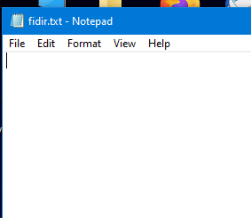 FIDIR txt page - Image